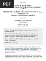 Bankr. L. Rep. P 70,553 First National Bank of Louisville v. Hurricane Elkhorn Coal Corporation II Logan & Kanawha Coal Company, Inc., 763 F.2d 188, 1st Cir. (1985)