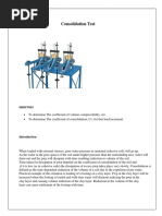 Consolidation Test of Soil (Complete Report)