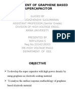 Development of Graphene Based Supercapacitor