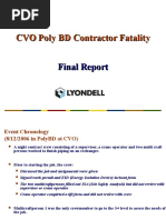 CVO Poly BD Contractor Fatality