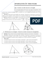 Linii Importante in Triunghi PDF