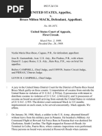 United States v. Bruce Milton Mack, 892 F.2d 134, 1st Cir. (1989)