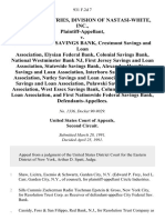 Circle Industries, Division of Nastasi-White, Inc. v. City Federal Savings Bank, Crestmont Savings and Loan Association, Elysian Federal Bank, Colonial Savings Bank, National Westminster Bank Nj, First Jersey Savings and Loan Association, Statewide Savings Bank, Alexander Hamilton Savings and Loan Association, Interboro Savings and Loan Association, Nutley Savings and Loan Association, Lakeview Savings and Loan Association, Pulawski Savings and Loan Association, West Essex Savings Bank, Columbia Savings and Loan Association, and First Nationwide Federal Savings Bank, 931 F.2d 7, 1st Cir. (1991)