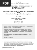 Midwest Industrial Funding, Division of Rivera Lend Lease, Inc. v. First National Bank of Lockport F/k/a Heritage First National Bank of Lockport, 973 F.2d 534, 1st Cir. (1992)