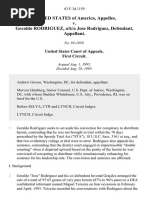 United States v. Geraldo Rodriguez, A/K/A Jose Rodriguez, 63 F.3d 1159, 1st Cir. (1995)