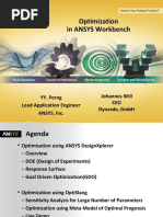 Optimization in Ansys Workbench