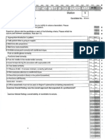 OSCE Mark Schemes