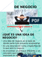 Idea de Negocio - Grado Octavo