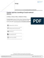 Powder Injection Moulding of Multi Material Devices