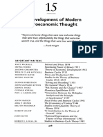 15 The Development of Modern Macroeconomics Thought