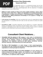 21 Day Unit V Consultant Client Relations