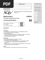 AQA Exam Questions by Topic