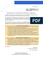 Ley y Reglamento de La Prevención y Control de La Tuberculosis en El Perú