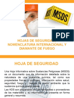 Hojas de Seguridad, Nomenclatura Internacional y Diamante (1) CLAVE