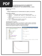 Laplace Inversa y Transformada en Matlab