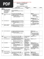 1st Quarter Course Outline in Science 8 SY2016-2017