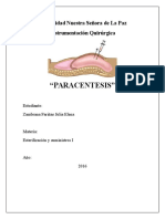 Informe Paracentesis