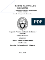 Ensayo Banca y Finanzas