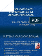 Complicaciones Sistemicas de La Asfixia Perinatal