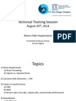 Return Path Impairments in HFC Networks