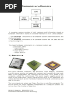 Components of A Computer - Information Technology and Communication