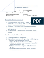 Oracle Forms and Reports Steps Initial