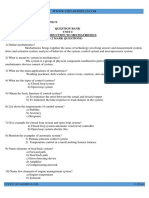 Me2401 Mechatronics - 2 Marks With Answer