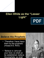 Meaning of Ellen White As Lesser Light