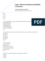 138 TOP Machine Design - Mechanical Engineering Multiple Choice Questions and Answers - MCQs Preparation For Engineering Competitive Exams