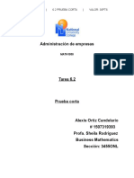 Tarea 6.2 Prueba Corta Nueva