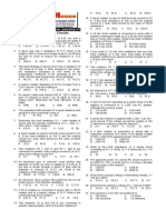 Exam No. 1 DC and AC Circuits