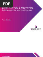 Linux Internals and Networking