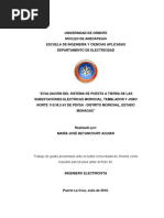 Evaluación Del Sistema de Puesta A Tierra de Las Subestaciones Eléctricas Morichal, Temblador y Jobo Norte 11534,5 KV de Pdvsa - Distrito Morichal, Estado Monagas (Tesis)