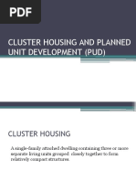 Cluster Housing and Planned Unit Development (Pud)