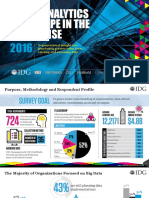 2016 IDG Data & Analytics Survey