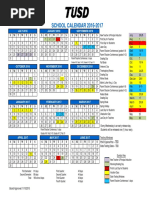 Tusd Calendar