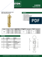 Safety Valve - 118CSS Specification