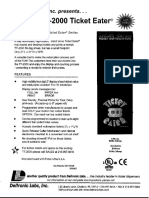 TT2000 Ticket Eater MANUAL WITH BJ 100 LOGIC PCB PDF