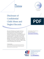 CWIG - Disclosure of Confidential Child Abuse and Neglect Records PDF