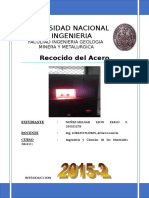 9° Recocido Del Acero