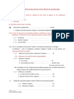 New NBC 461 Guidelines CCE and QCE