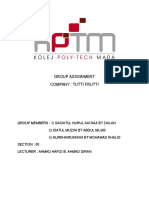 Assignment - Fundamental of Management