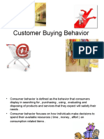 Customer Buying Behavior