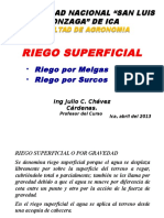 Riego Superficial Melgas Surcos