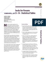 Background Checks For Firearm Transfers, 2013-14 - Statistical Tables