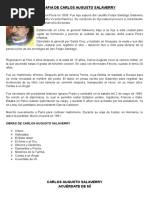 Biografia de Carlos Augusto Salaverry