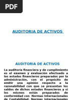 Auditoria de Activos