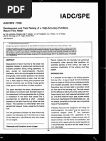 Iadcispe: lADC/SPE 17228 Development and Field Testing of A High-Accuracy Full-Bore Return Flow Meter