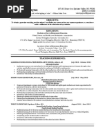 Teaching Resume 2016