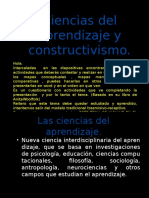 Ciencias Del Aprendizaje y Constructivismo Tarea